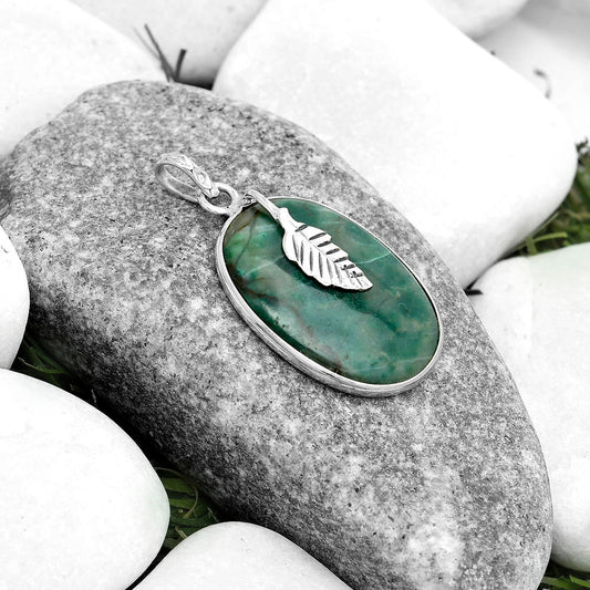 Dendritic Chrysoprase - Africa Pendant P-1585 SDP122464