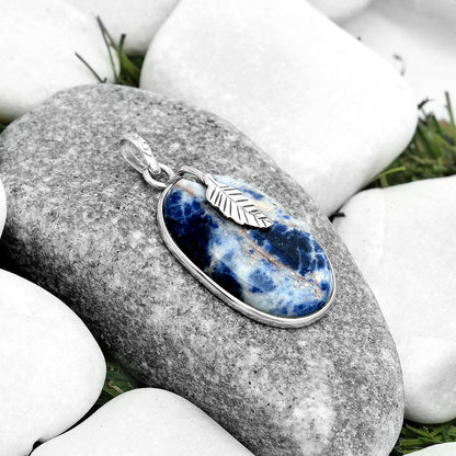 Natural Sodalite Pendant P-1585 SDP122478