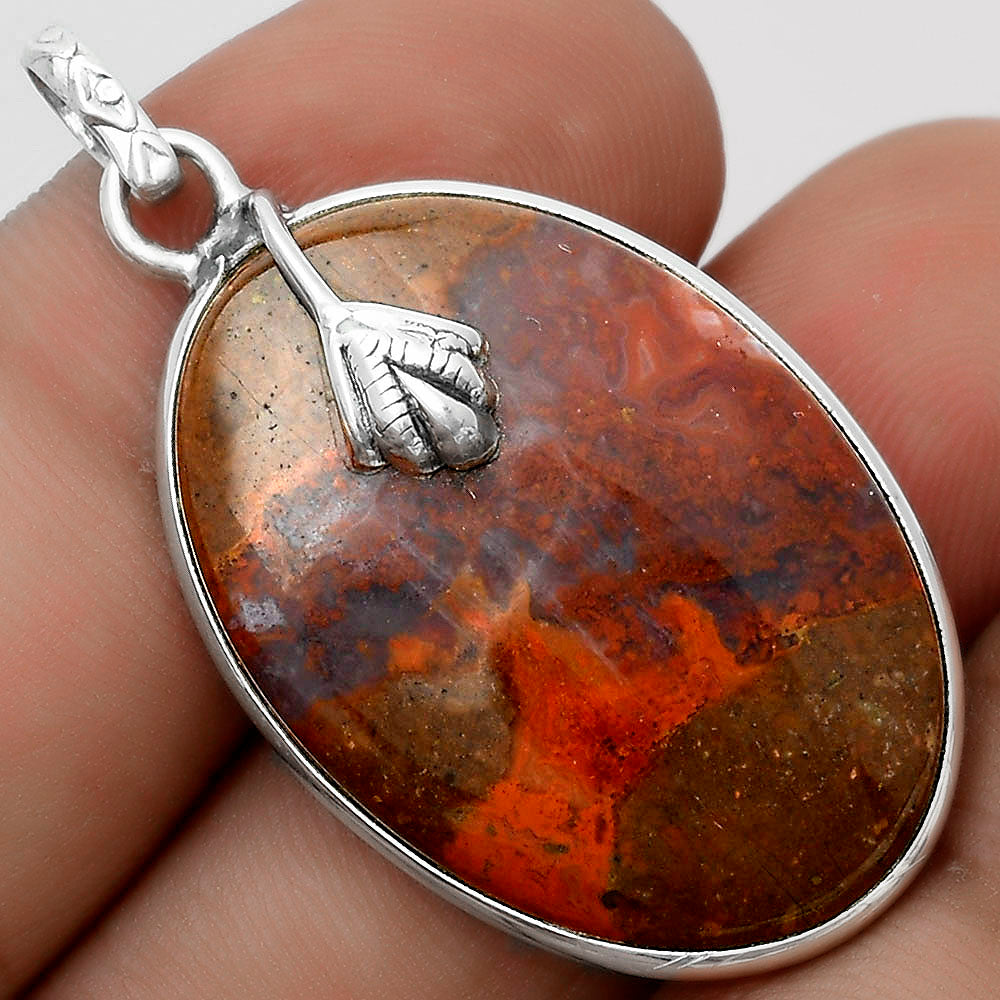 Natural Rare Cady Mountain Agate Pendant P-1700 SDP122497