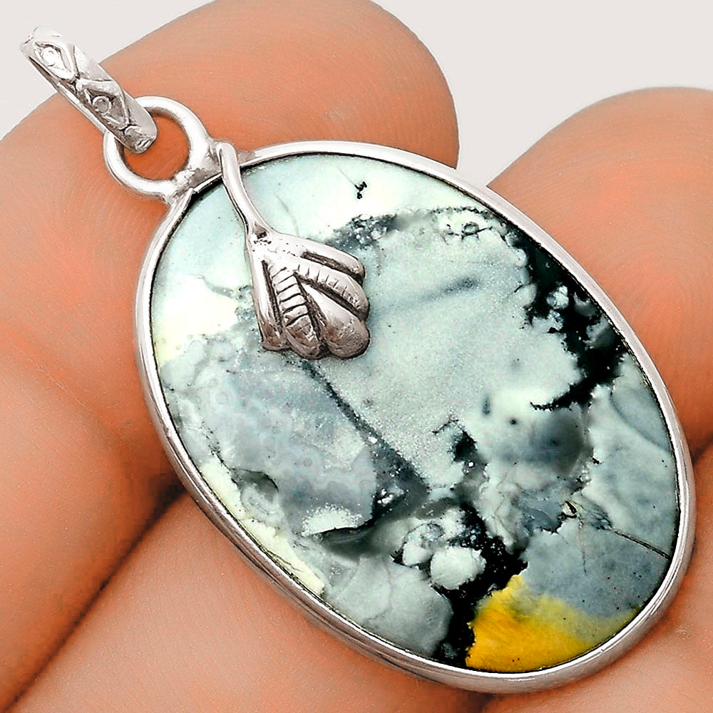 Natural Maligano Jasper - Indonesia Pendant P-1700 SDP122503