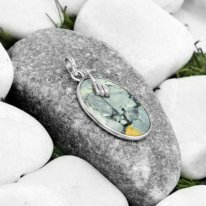 Natural Maligano Jasper - Indonesia Pendant P-1700 SDP122503