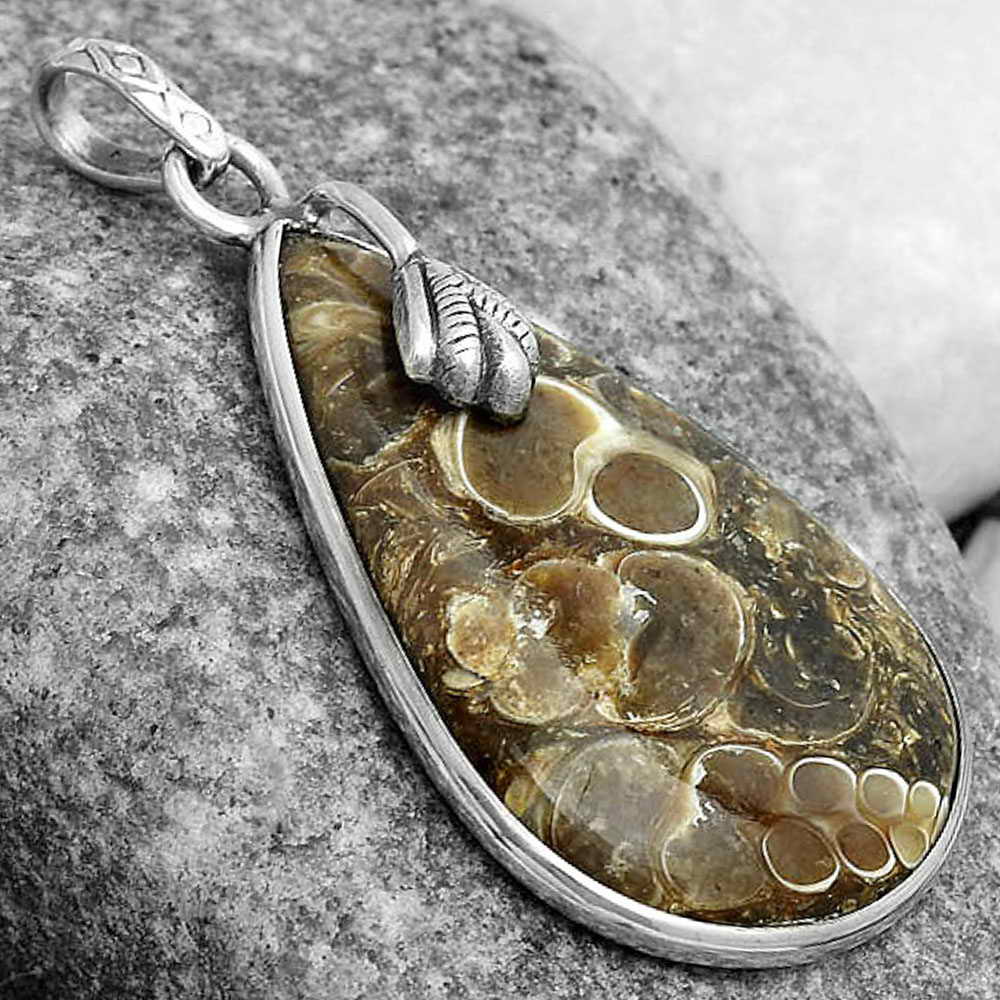 Natural Turtella Jasper - USA Pendant P-1700 SDP122509