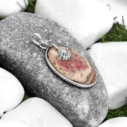 Natural Rhodochrosite Argentina Pendant P-1700 SDP122526
