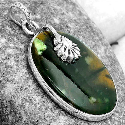 Natural Chrome Chalcedony Pendant P-1700 SDP122527