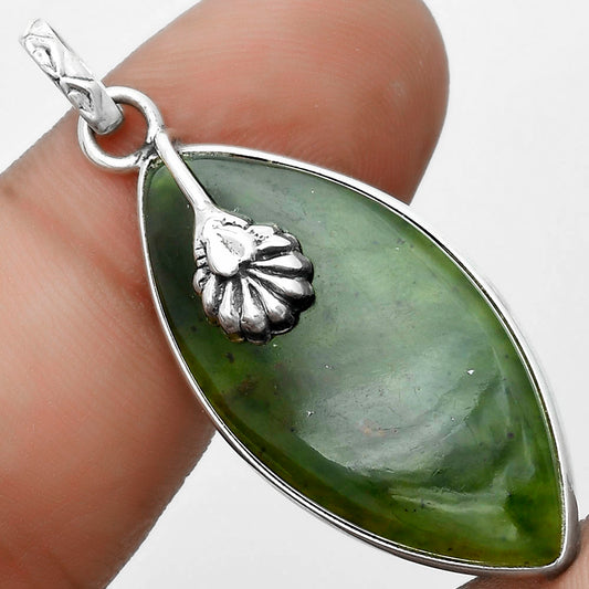 Natural Chrome Chalcedony Pendant P-1700 SDP122532