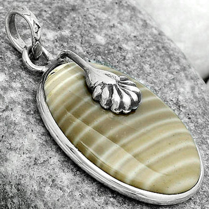 Natural Flint Stone Pendant P-1700 SDP122550