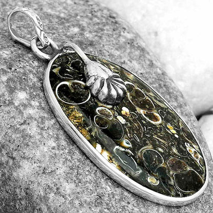 Natural Turtella Jasper - USA Pendant P-1700 SDP122554