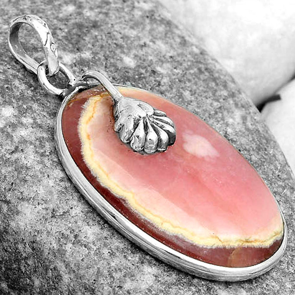 Natural Rhodochrosite Argentina Pendant P-1700 SDP122559