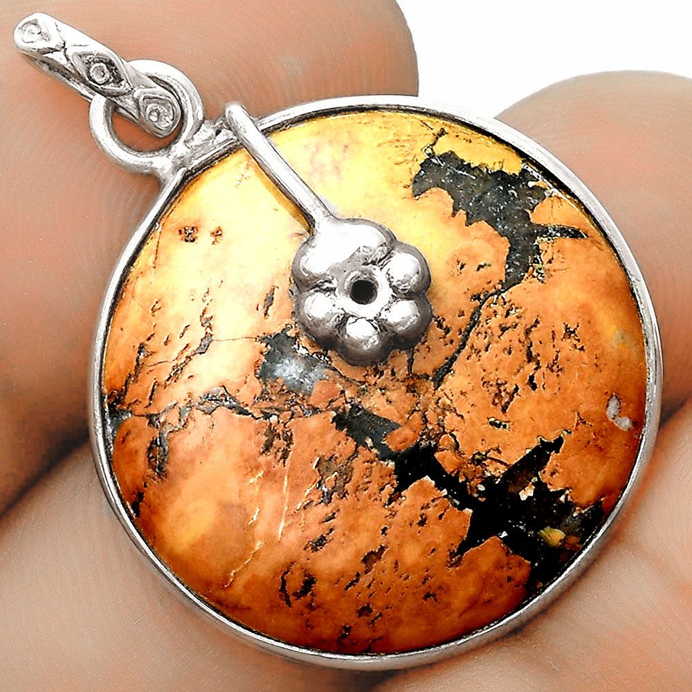 Natural Maligano Jasper - Indonesia Pendant P-1700 SDP122566