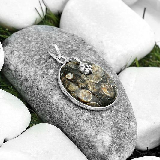 Natural Turtella Jasper - USA Pendant P-1700 SDP122567