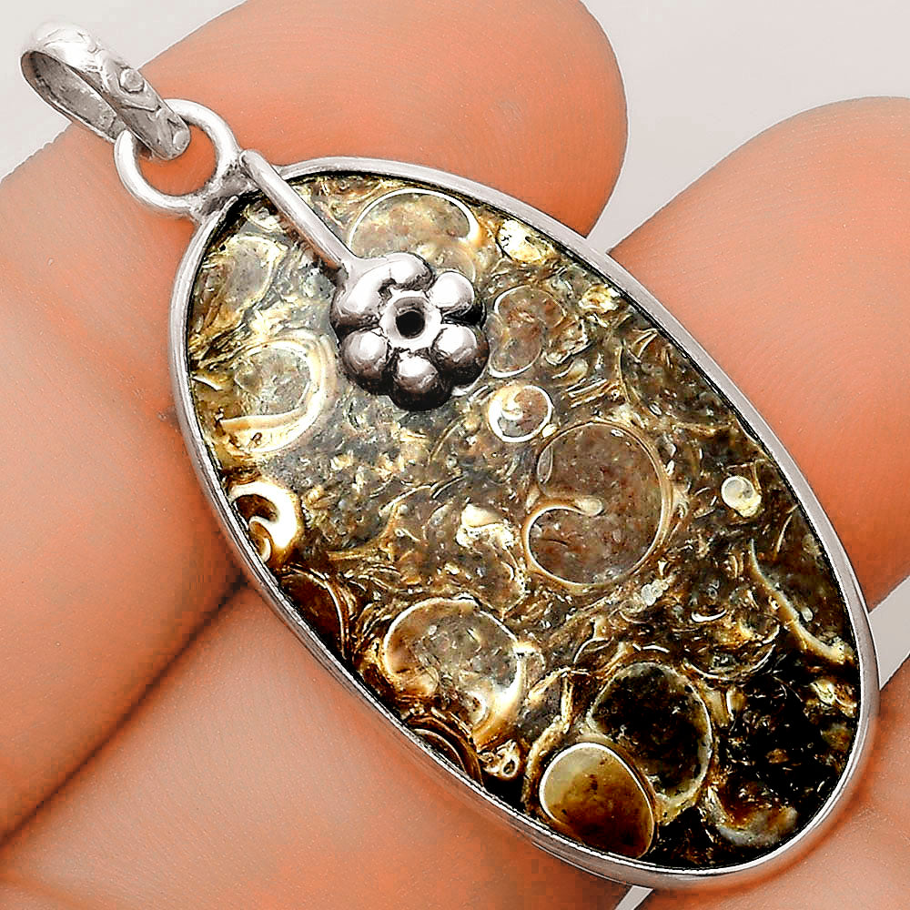 Natural Turtella Jasper - USA Pendant P-1700 SDP122570