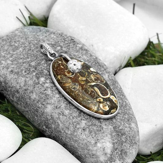 Natural Turtella Jasper - USA Pendant P-1700 SDP122576