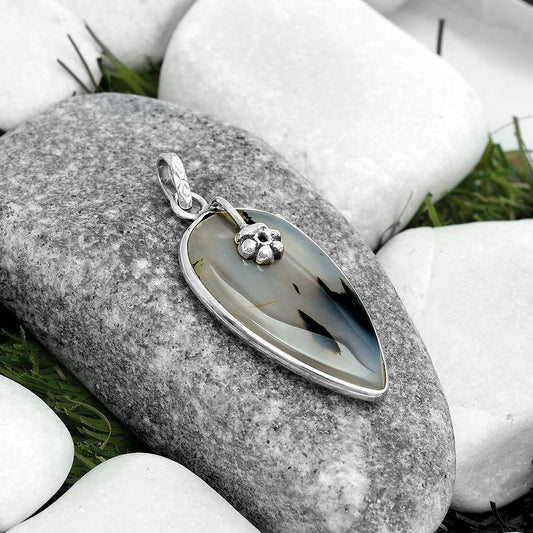 Natural Montana Agate - USA Pendant P-1700 SDP122578