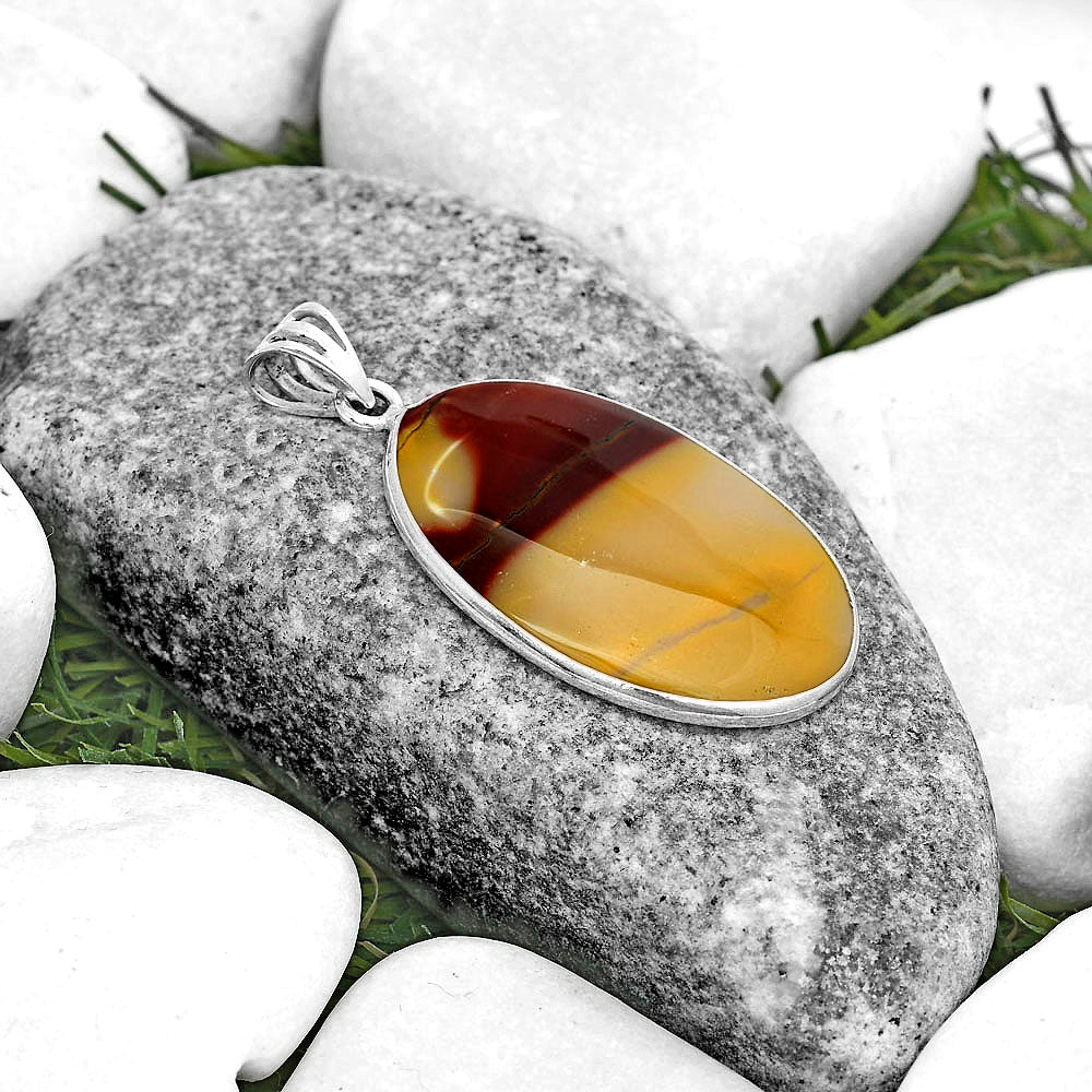 Natural Red Mookaite Pendant P-1001 SDP122753