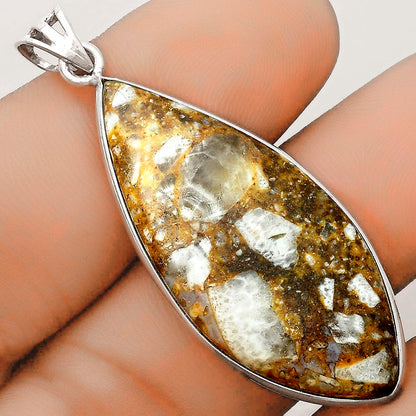 Natural Rock Calcy Pendant P-1001 SDP122822