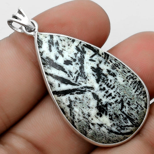 Natural Hornblende Pendant P-1001 SDP122846
