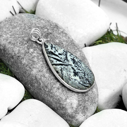 Natural Hornblende Pendant P-1001 SDP122846