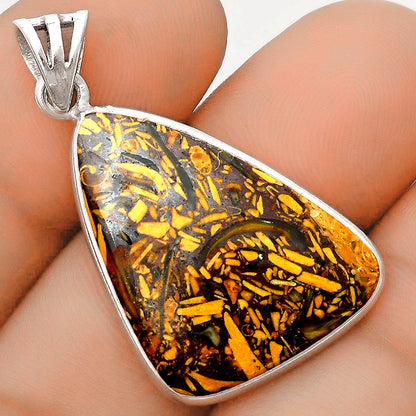 Natural Coquina Fossil Jasper - India Pendant P-1001 SDP122857