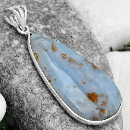 Natural Robinson Ranch Plume Agate Pendant P-1001 SDP122891