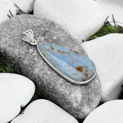 Natural Robinson Ranch Plume Agate Pendant P-1001 SDP122891