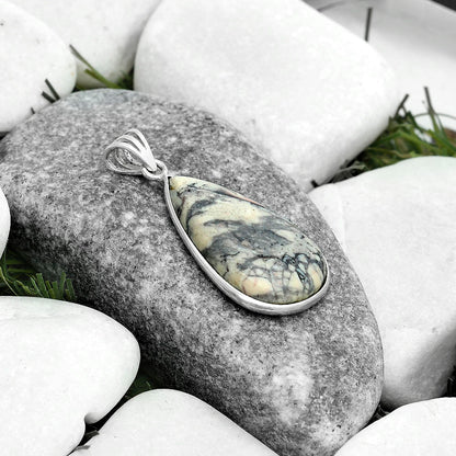 Natural Porcelain Jasper Pendant P-1001 SDP122969
