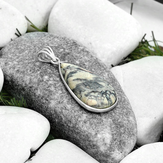 Natural Porcelain Jasper Pendant P-1001 SDP122969