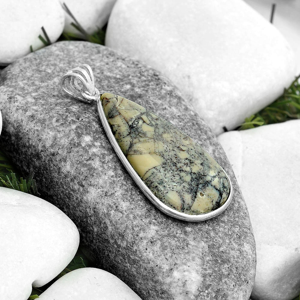 Natural Porcelain Jasper Pendant P-1001 SDP123042