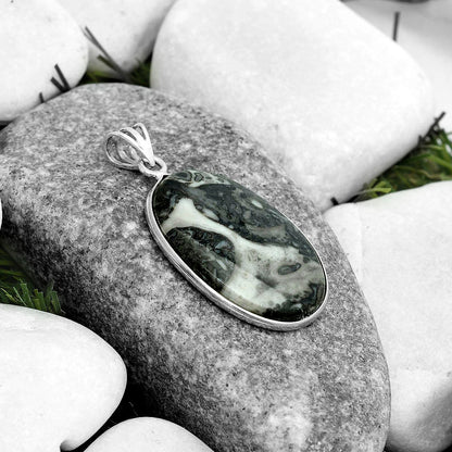 Natural Mexican Cabbing Fossil Pendant P-1001 SDP123043