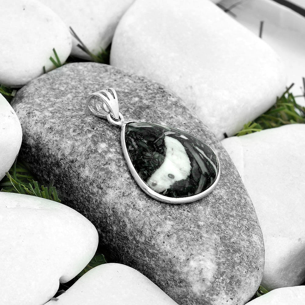 Natural Mexican Cabbing Fossil Pendant P-1001 SDP123083