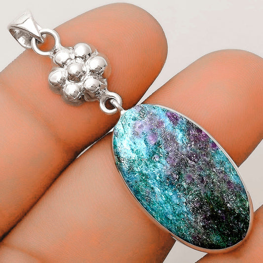 Natural Ruby In Kyanite Pendant P-1211 SDP123163