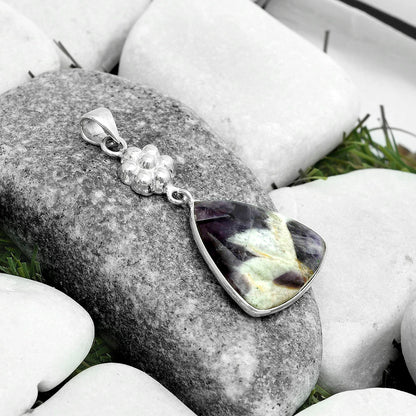 Natural Chevron Amethyst Pendant P-1211 SDP123165