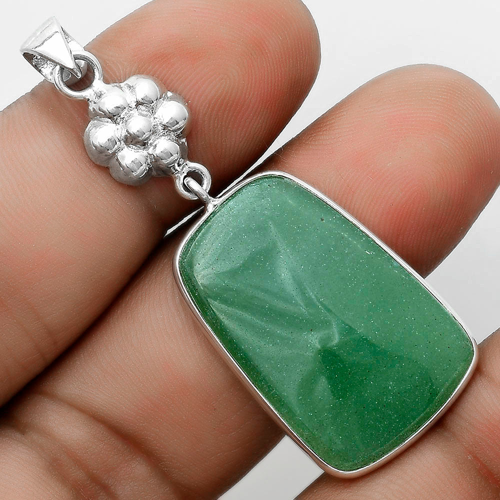 Natural Green Aventurine Pendant P-1211 SDP123182