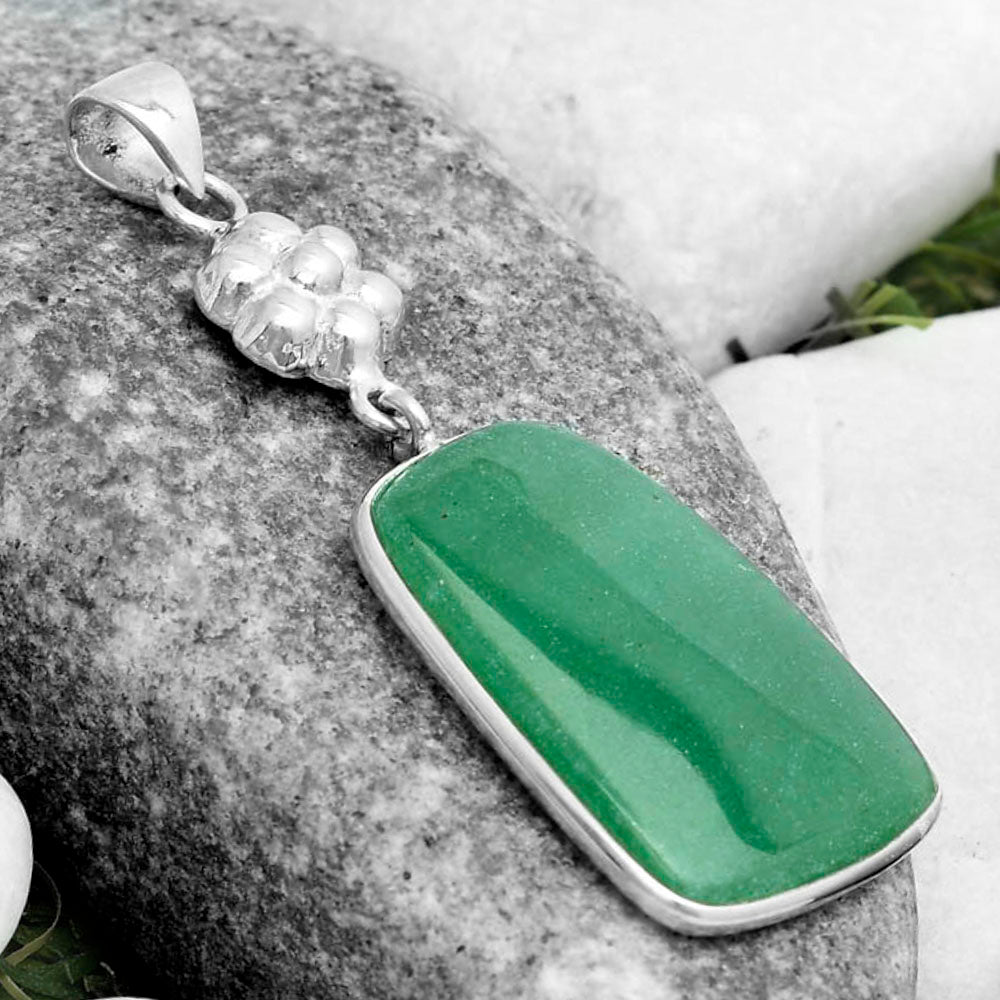 Natural Green Aventurine Pendant P-1211 SDP123182