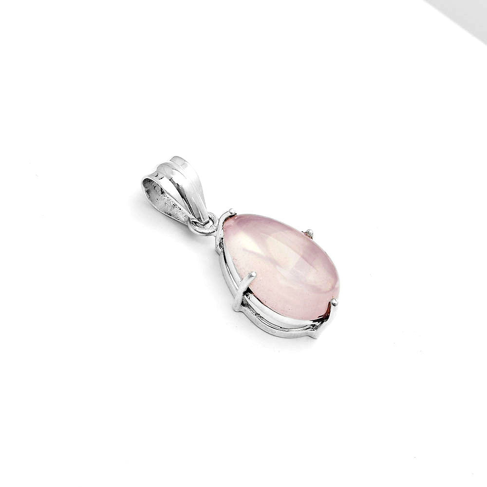 Natural Rose Quartz Cab - Madagascar Pendant P-1013 SDP123295