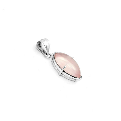 Natural Rose Quartz Cab - Madagascar Pendant P-1013 SDP123315