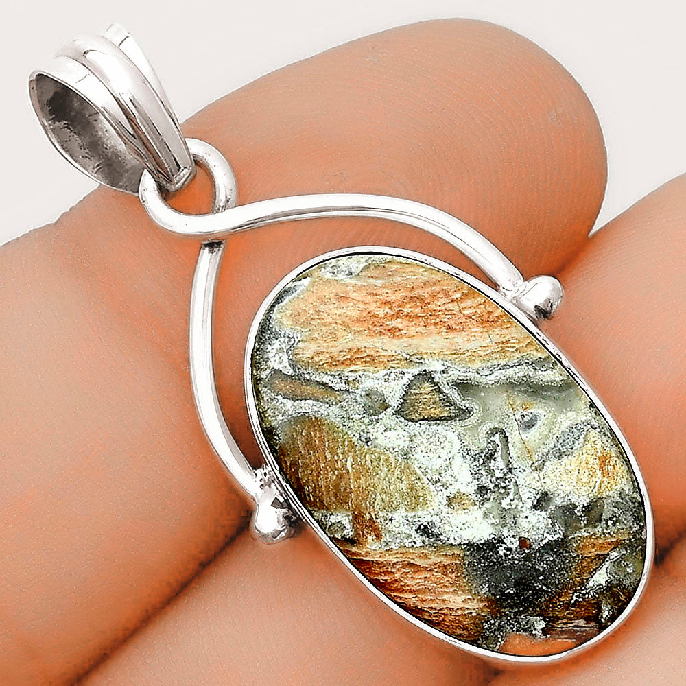 Natural Tabu Jasper Pendant P-1031 SDP123423