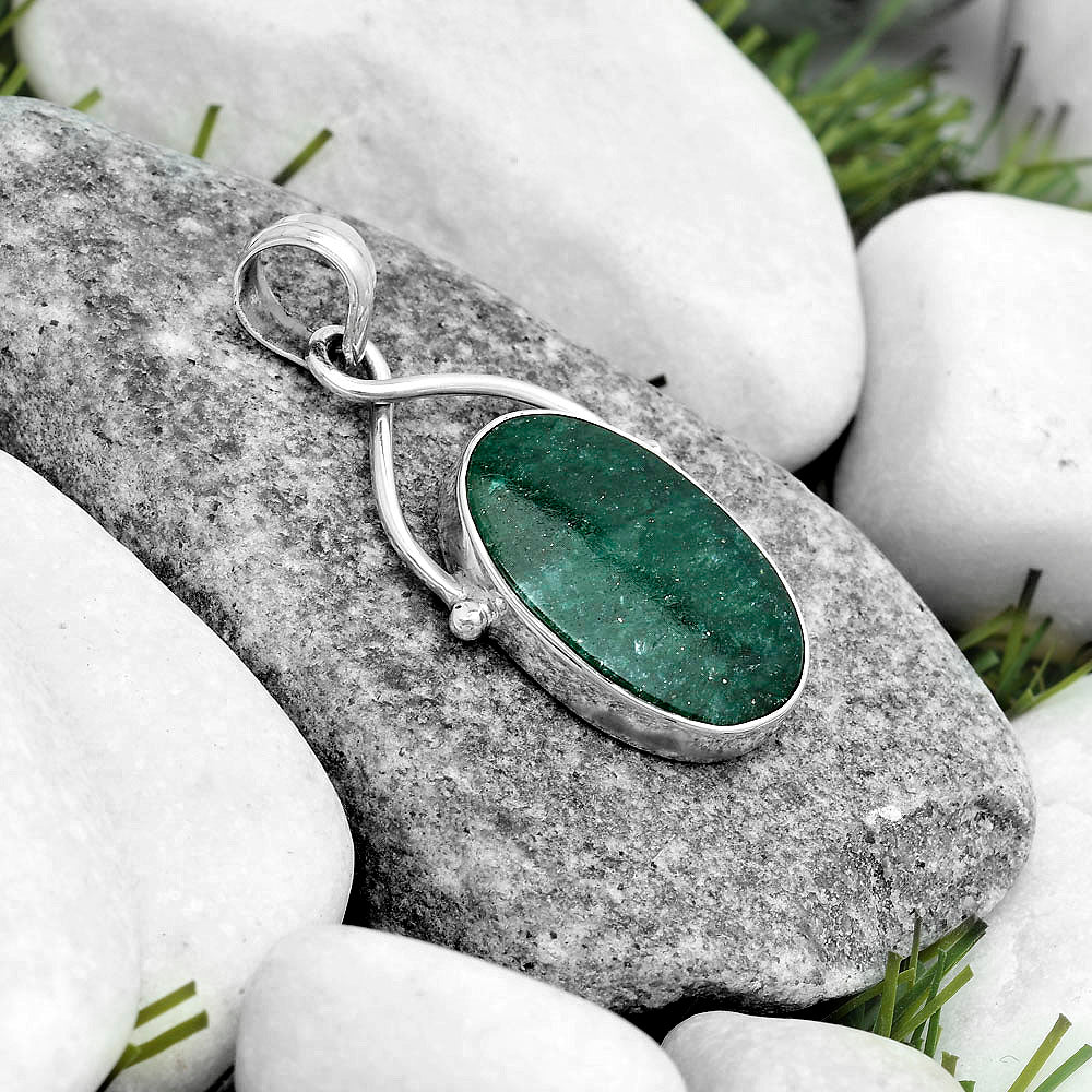 Natural Green Aventurine Pendant P-1031 SDP123436