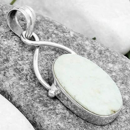 Natural White Scolecite Pendant P-1031 SDP123443