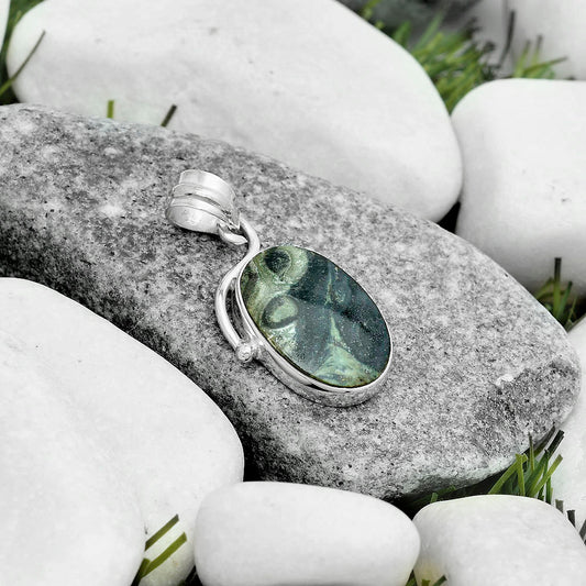 Natural Star Galaxy Jasper Pendant P-1099 SDP123465