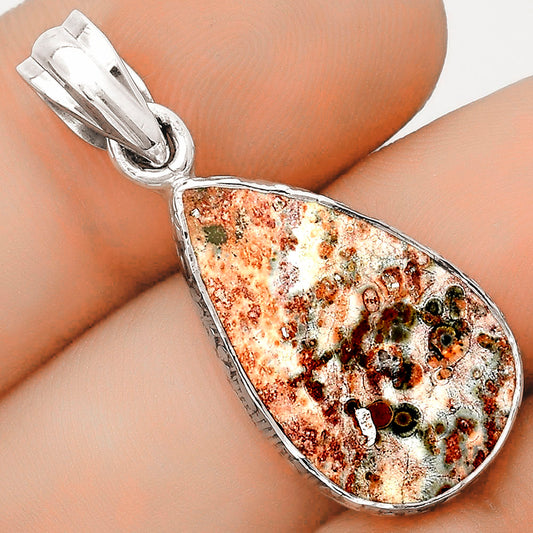 Natural Leopard Skin Jasper Pendant P-1001 SDP123509