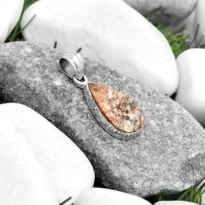 Natural Leopard Skin Jasper Pendant P-1001 SDP123509