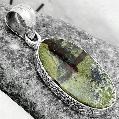 Dragon Blood Stone - South Africa Pendant P-1001 SDP123530