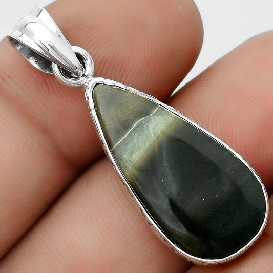 Natural Polygram Jasper Pendant P-1001 SDP123548