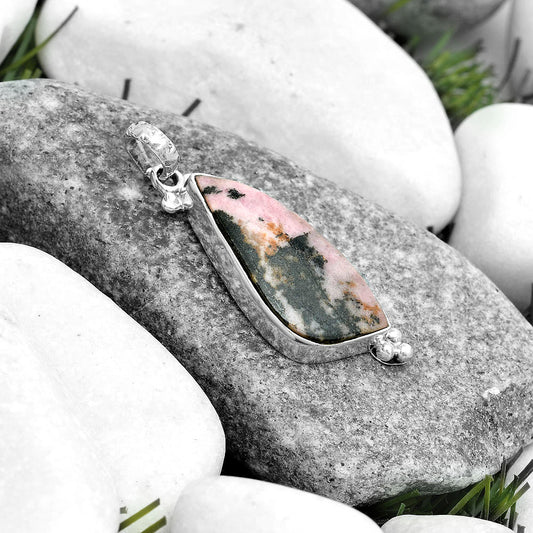 Natural Rhodonite Pendant P-1100 SDP123568