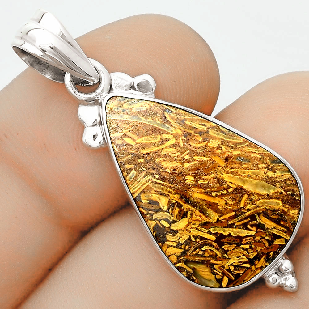 Natural Coquina Fossil Jasper - India Pendant P-1100 SDP123598