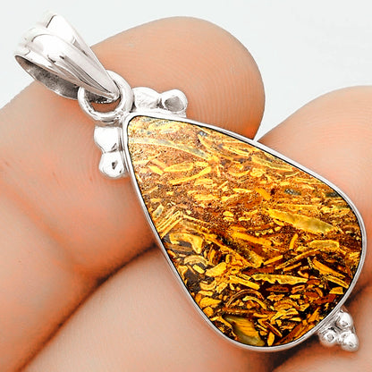 Natural Coquina Fossil Jasper - India Pendant P-1100 SDP123598
