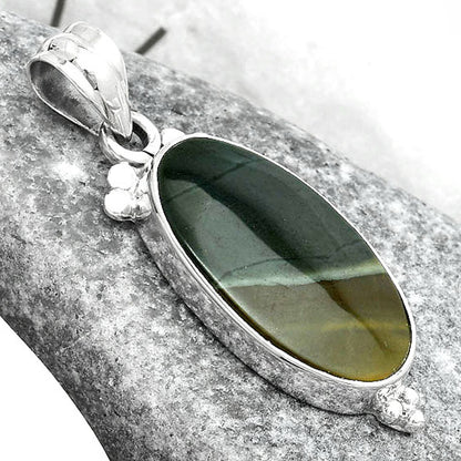 Natural Polygram Jasper Pendant P-1100 SDP123603