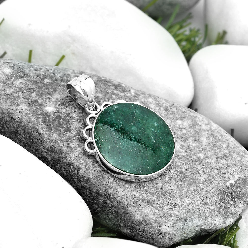 Natural Green Aventurine Pendant P-1085 SDP123611