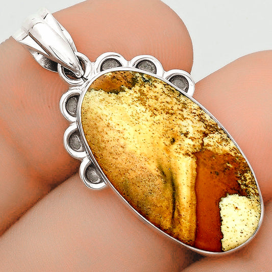 Natural Picture Jasper Pendant P-1085 SDP123613