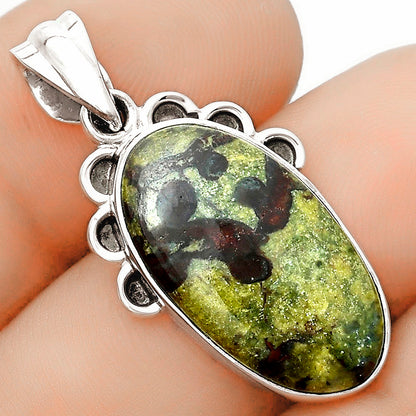 Dragon Blood Stone - South Africa Pendant P-1085 SDP123624
